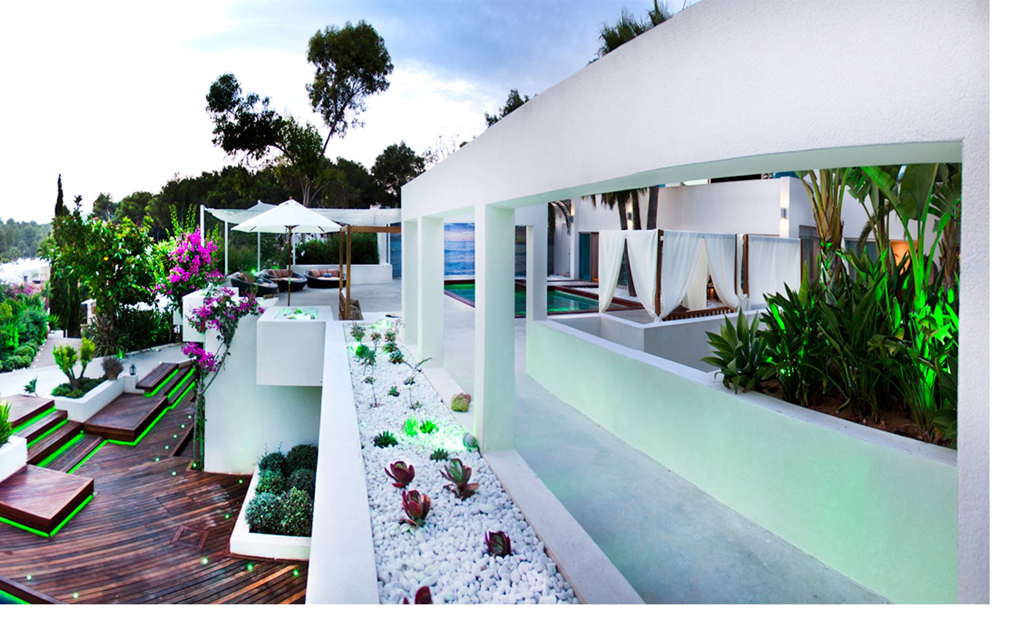 luxurious villa urbanization of Roca Llisa Ibiza